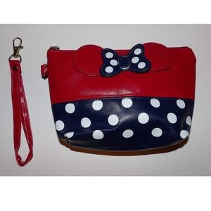 Mini Purse for Girls Zipper Closure Polka Dots NNT